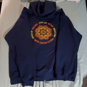 Cozy Water Lantern Festival unisex hoodie XL